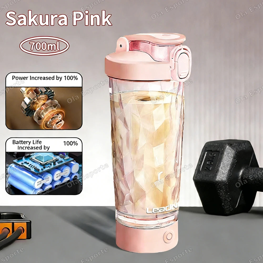 Electric Blender Cup Portable Blender Cup Milk Powder Protein Powder Blender Automatic Shaker Cup Home Travel Outdoor Sports Gym