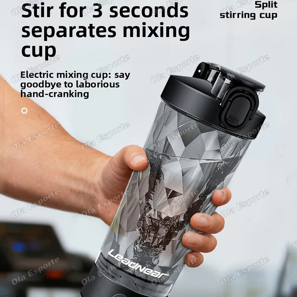 Electric Blender Cup Portable Blender Cup Milk Powder Protein Powder Blender Automatic Shaker Cup Home Travel Outdoor Sports Gym